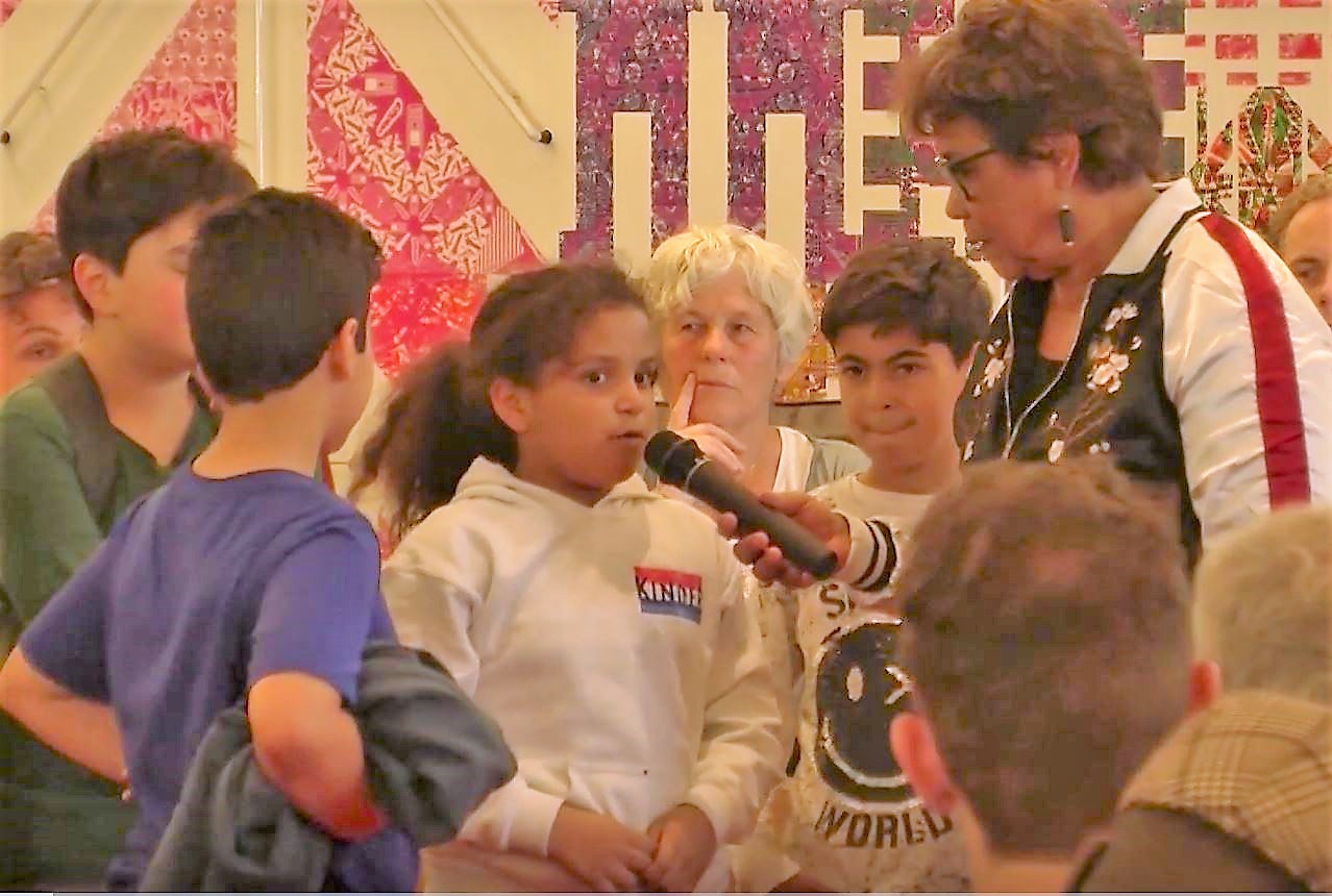 kinderen Achtsprong Amsterdam vertellen over hun project