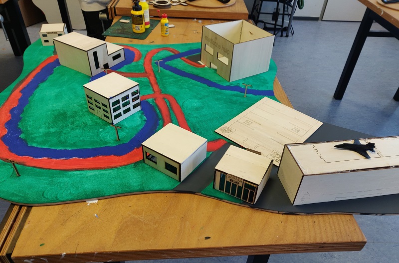 maquette wijk van de toekomst op Globe, Utrecht