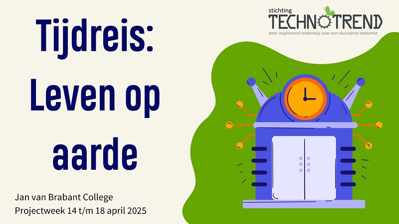 illustratie tijdreis Leven op aarde 