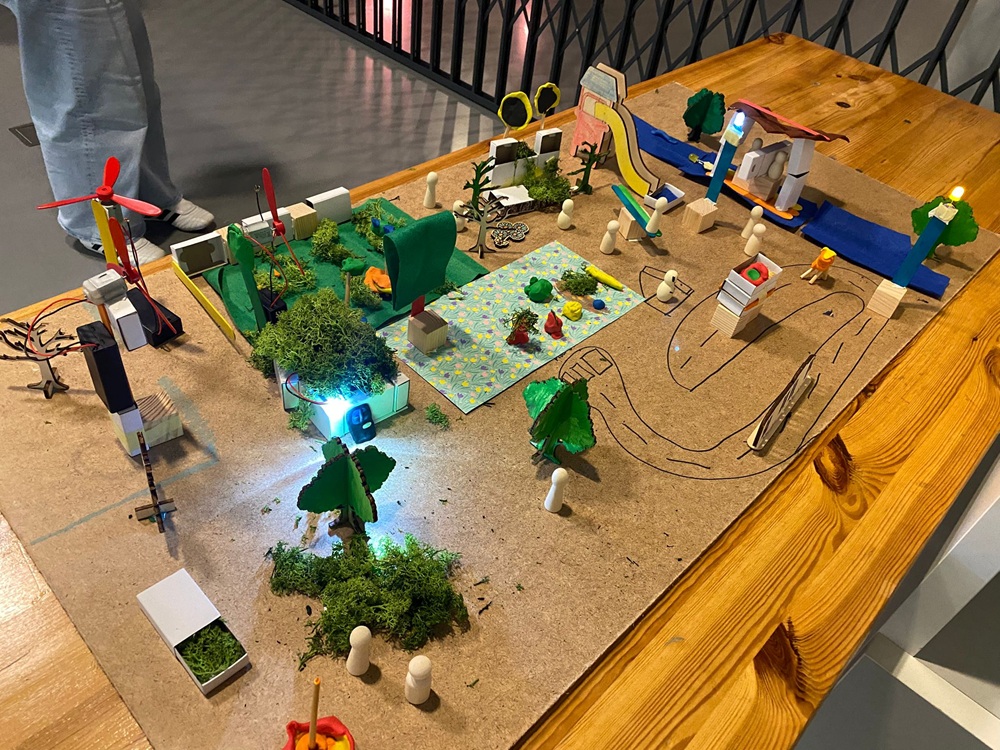 maquette wijk van de toekomst