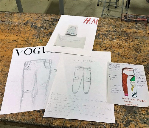 ontwerp spijkerbroek