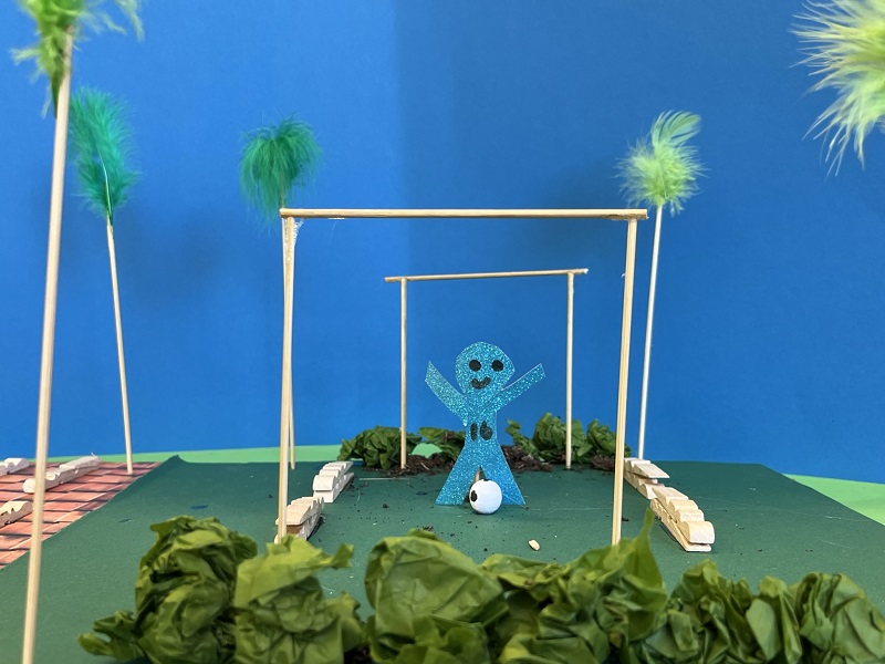 maquette duurzaam schoolplein