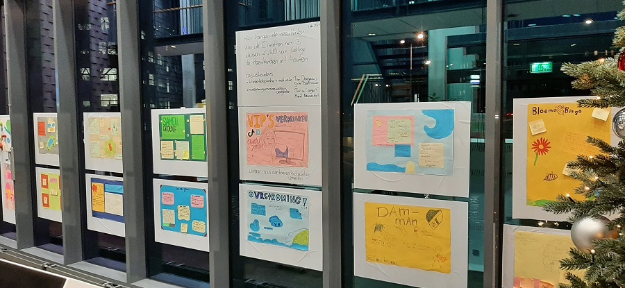 posters in het kantoor van HDSR