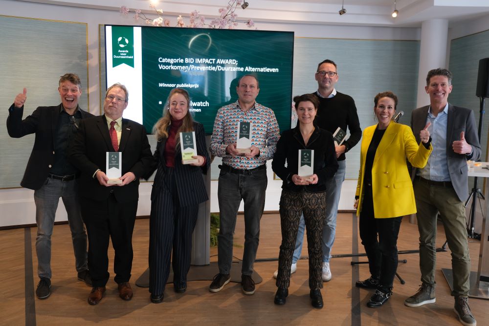 de winnaars van de Awards voor Duurzaamheid
