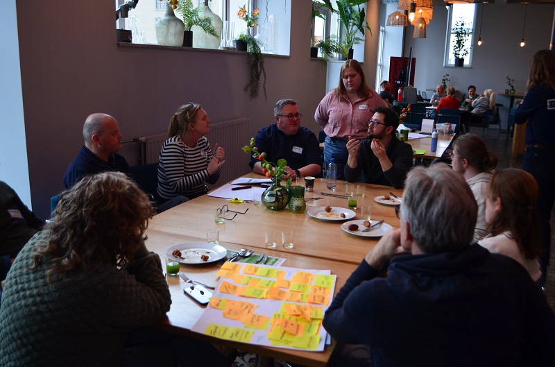 docenten Scalda om tafel