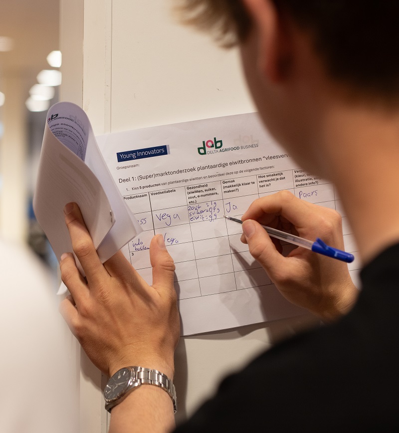 voedselonderzoek in de supermarkt