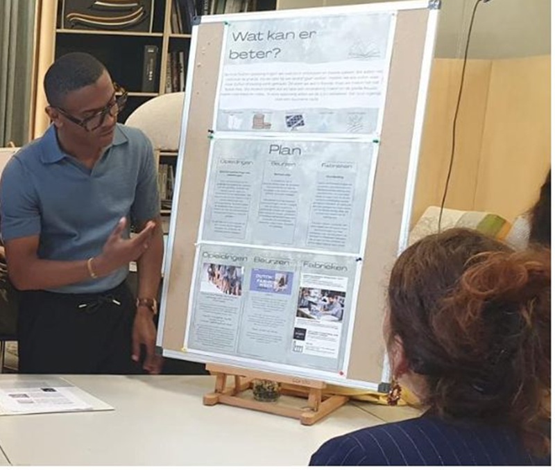 student bij flapover 'Wat kan er beter?'