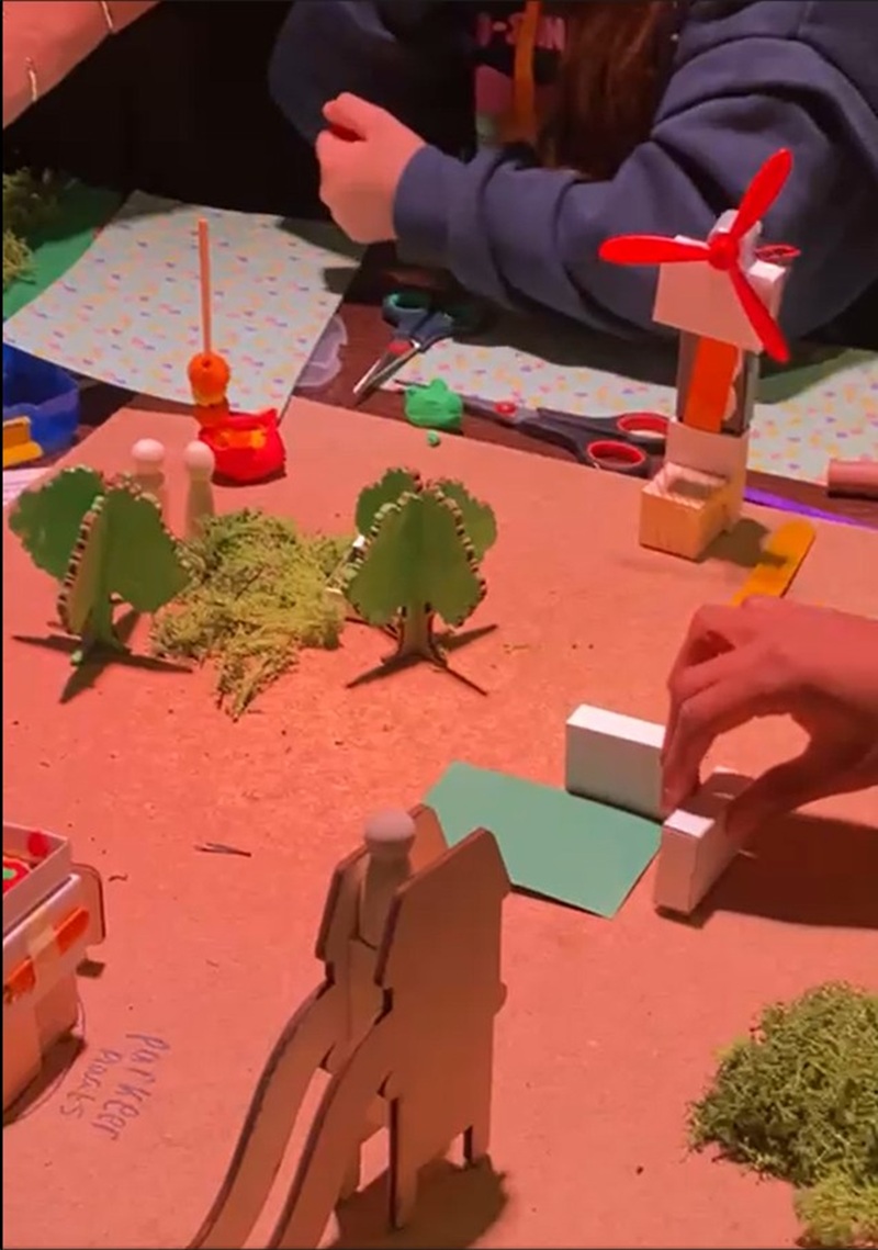 maquette wijk van de toekomst