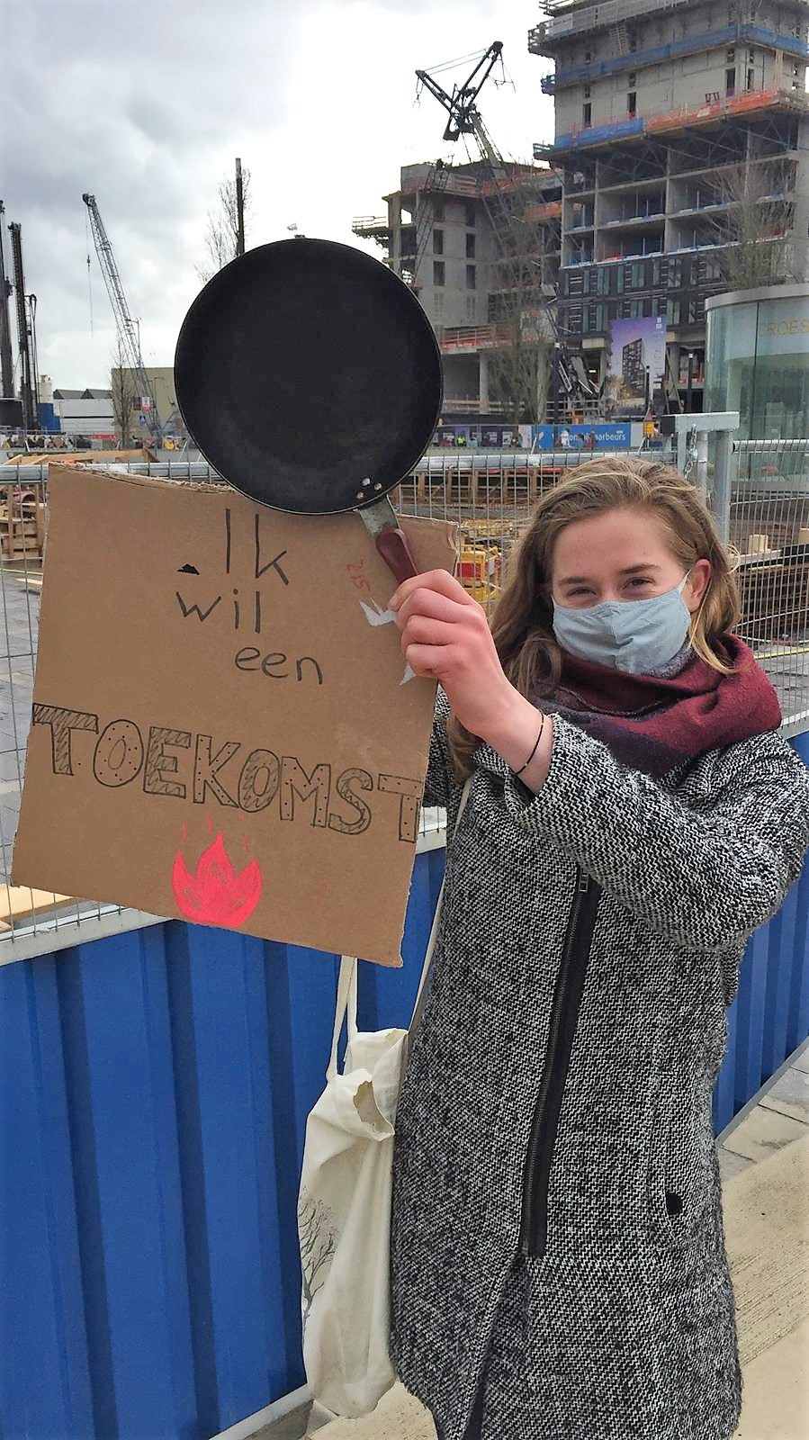 collega's Technotrend bij Klimaatmars 2021