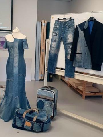 hergebruikte spijkerkleding